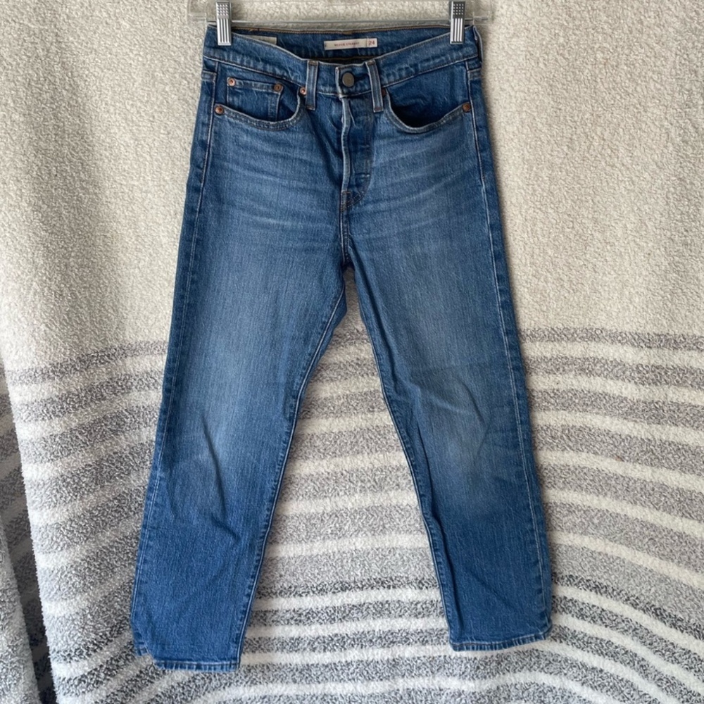 2 for $15! Levi’s straight jeans - 24
